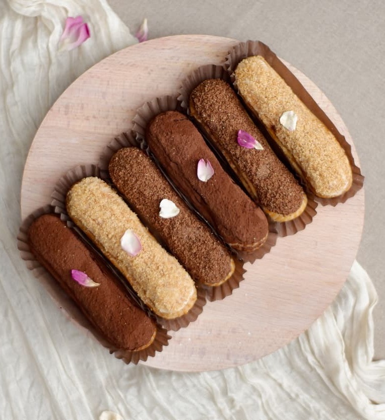 Эклеры с заварным кремом Эклеры с заварным кремом